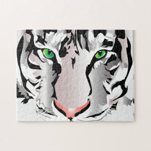 PUZZLE PERSONNALISÉ - TIGER-BLANC/GRIS