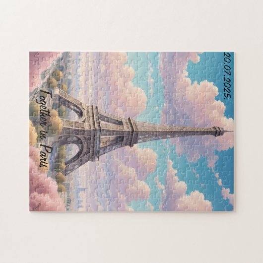 Puzzle personnalisé Tour Eiffel (Horizontal)
