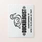 Puzzle Personnaliser Canard (Vertical)