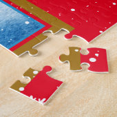 Puzzle Personnaliser des camions de Noël Red Holiday (Côté)