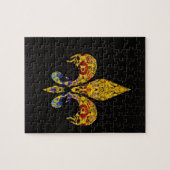 Puzzle personnaliser Fleur-De-lis il (Horizontal)