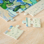 PUZZLE PERSONNALISER, IRISES VAN GOGH PEINTURE QR CODE AI (Côté)