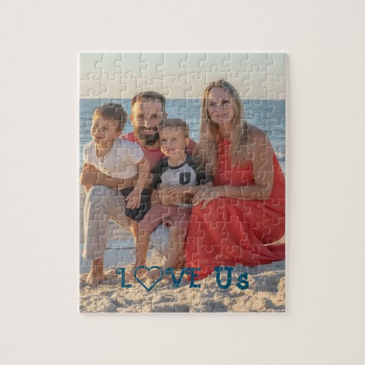 Puzzle PERSONNALISER LA Photo De Famille "LOVE US" (Vertical)
