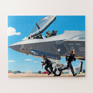 Puzzle Personnaliser le nom des enfants avant le vol F-35