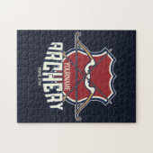 Puzzle Personnalized Archery Sports Recurve Bow Arrow (Horizontal)