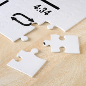 Puzzle Personnalized Newlywed Photo Song Playlist (Côté)