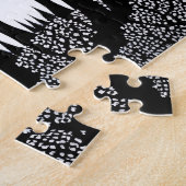 Puzzle Personne cachée dans une forêt avec des Feuilles v (Côté)