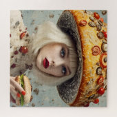 Puzzle Personne de nourriture drôle (Horizontal)