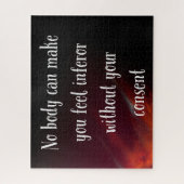 Puzzle Personne ne peut vous faire sentir inféroce (Vertical)