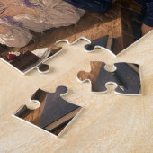 Puzzle Personnes d'anime buvant du café (Côté)