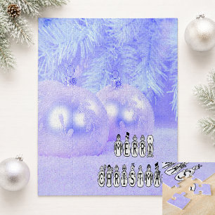 Puzzle Personnes de neige de Noël Chanteurs de cantiques