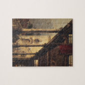 Puzzle Perspective avec un portique par Canaletto (Horizontal)