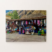 Puzzle Peruvian Marketplace | Textiles & Treasures (Horizontal)