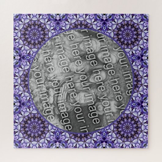 Puzzle Pétales de fleurs d'Hydrangea Abstrait Ajouter vot (Horizontal)