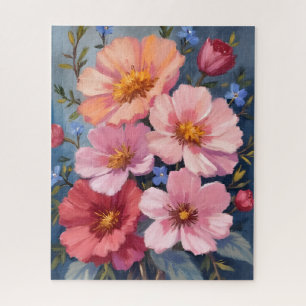 Puzzle Pétales en Fleurs Peinture Aquarelle Florale