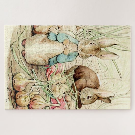 Puzzle Peter et Benjamin rassemblent des oignons par Beat (Horizontal)