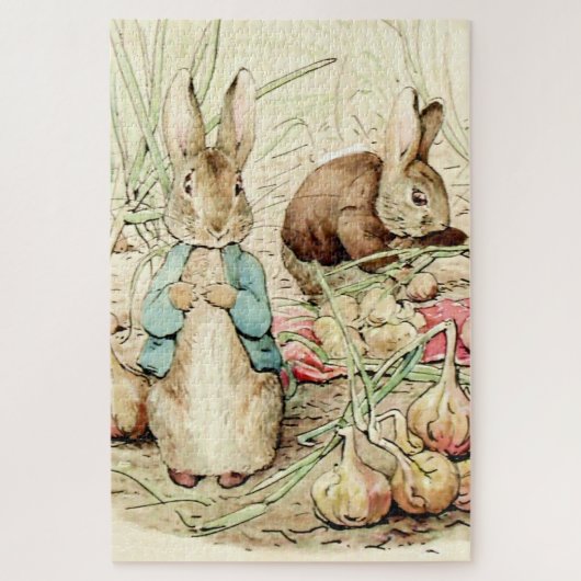 Puzzle Peter et Benjamin rassemblent des oignons par Beat (Vertical)