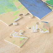 Puzzle Peter Max coloré aquarelle Casquette floral filles (Côté)