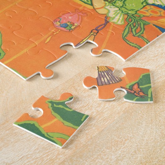 Puzzle Peter Peter Citrouille Mangeur, rime de la pépiniè (Côté)