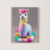 Puzzle Petit Alpaca coloré (Vertical)