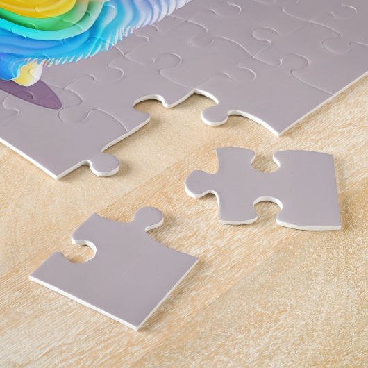 Puzzle Petit Alpaca coloré (Côté)