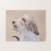 Puzzle Petit Basset Griffon Vendéen Peinture - Chien Art (Horizontal)