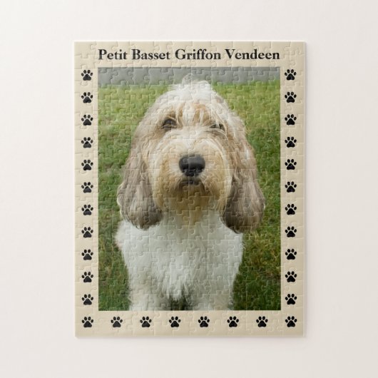 Puzzle Petit Basset Griffon Vendeen Photo (Vertical)