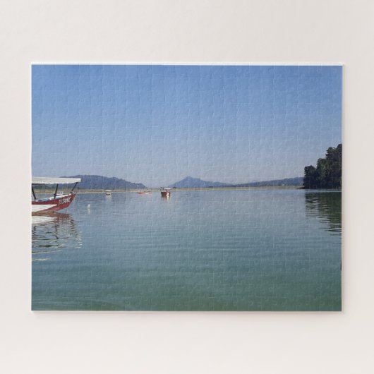 Puzzle Petit bateau sur eau calme (Horizontal)