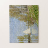 Puzzle Petit bateau sur Seine Argenteuil Monet Art (Vertical)
