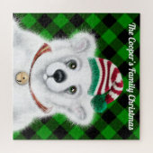 Puzzle Petit bébé ours polaire de Noël, petit ours de Pèr (Horizontal)