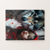 Puzzle Petit chaperon rouge et loup (Horizontal)