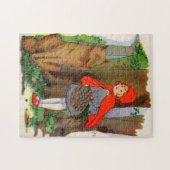 Puzzle Petit chaperon rouge et loup (Horizontal)