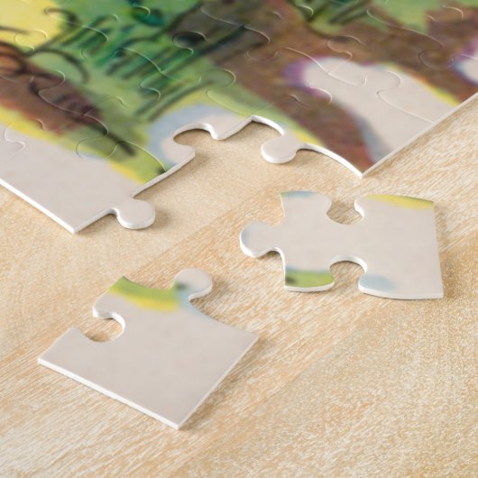 Puzzle Petit chaperon rouge et loup (Côté)