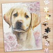 Puzzle Petit Chien chiot jaune du Labrador