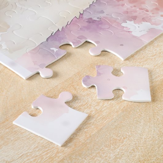 Puzzle Petit Chien chiot jaune du Labrador (Côté)