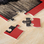 Puzzle Petit Chien rouge Chien 2 Collage photo Noël (Côté)