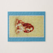Puzzle petit chiot beagle mignon (Horizontal)