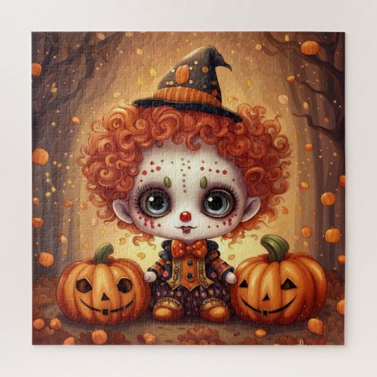 Puzzle Petit clown d'Halloween 1 (Vertical)