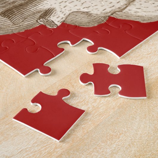 Puzzle Petit corail en rouge (Côté)