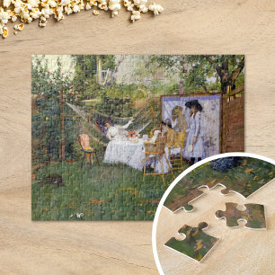 Puzzle Petit-déjeuner en plein air   William Merritt Chas