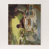 Puzzle Petit déjeuner formel dans le jardin (Vertical)