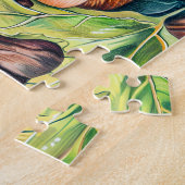 Puzzle Petit écureuil dans le chêne (Côté)
