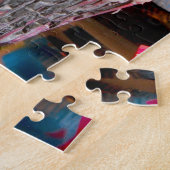 Puzzle Petit gâteau d'anniversaire avec des bougies (Côté)