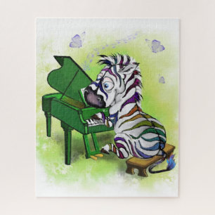 Puzzle Petit Joueur Zèbre Coloré - Dessin