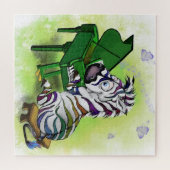 Puzzle Petit Joueur Zèbre Coloré - Dessin (Horizontal)