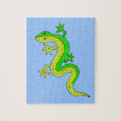 Puzzle petit lézard vert (Vertical)