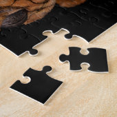 Puzzle Petit lizard mou Reptile avec réflexion (Côté)
