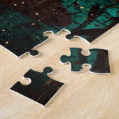 Puzzle Petit loup de conte de fées rouge (Côté)