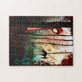 Puzzle Petit loup de conte de fées rouge (Horizontal)
