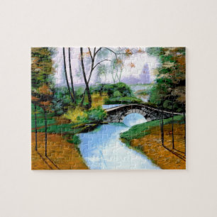 Puzzle Petit matin de Foggy au bord de la rivière Jigsaw